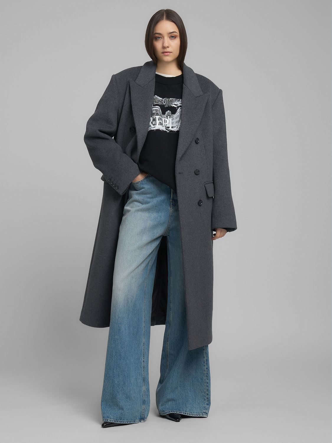 MARGOTT – Džíny s nízkým pasem a širokými nohavicemi